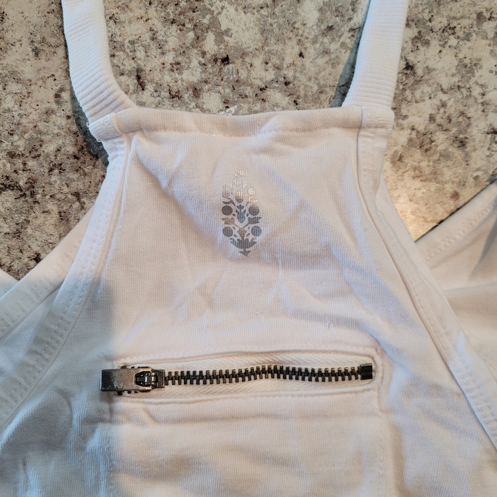 NWOT FP Movement Hot Shot Mini Dress W/ Short Racerback White (M) - Picture 8 of 12